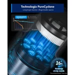 Tineco One S30 Επαναφορτιζόμενη Σκούπα 2 σε 1 Stick & Χειρός 25.2V Γκρι 28437 - Image 7