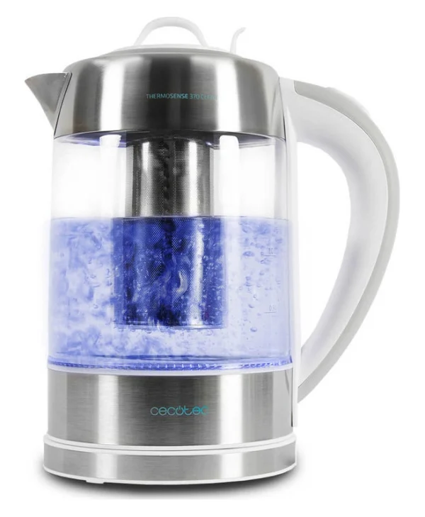 Cecotec ThermoSense 370 Clear Βραστήρας 1.7lt 2200W Ασημί 1511