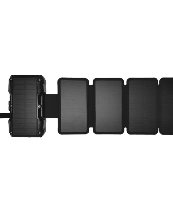 Sandberg 5-Panel Ηλιακό Power Bank 27000mAh με 2 Θύρες USB-A και Θύρα USB-C Μαύρο 421-06