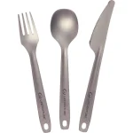 Σετ Μαχαιροπήρουνα Ταξιδιού Lifeventure Superlight Titanium Cutlery Set 30654328 - Image 2