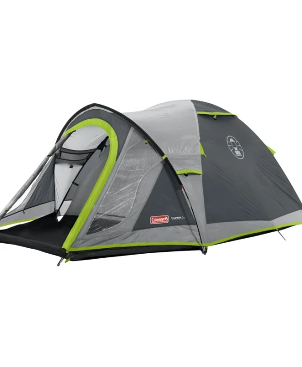 Coleman Darwin 3 Plus Σκηνή Camping Igloo Ορειβασίας Γκρι με Διπλό Πανί 4 Εποχών για 3 Άτομα Αδιάβροχη 3000mm 330x200x130εκ. 240748