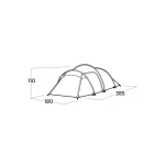 Easy Camp Σκηνή Αποθήκευσης Τούνελ Πράσινη 4 Εποχών για 3 Άτομα 698676 - Image 6