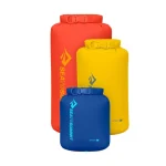 Sea To Summit Lightweight Dry Bag Set 3 Pcs 3 5 8 L Surf Web Sulphur Spicy Orange ASG012111/MULTI - Image 2
