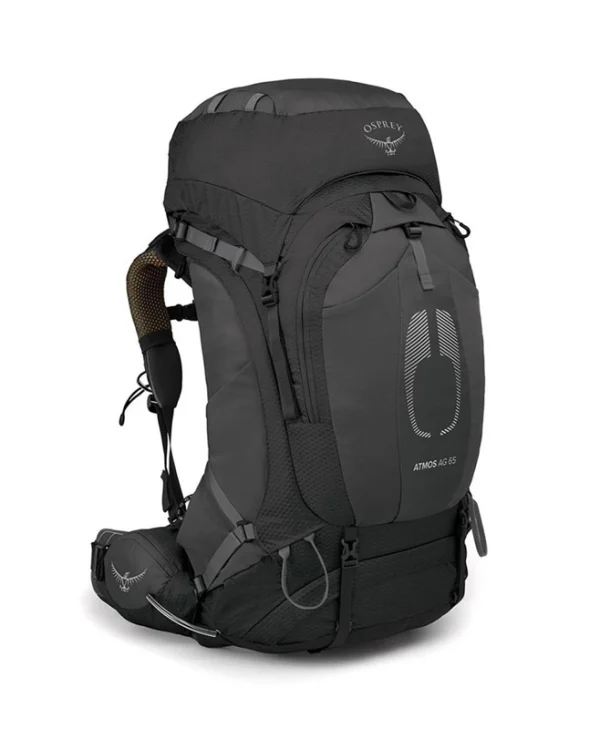 Osprey Atmos AG 65 Ορειβατικό Σακίδιο 65lt Αδιάβροχο Μαύρο S/M Expedition OS1-175/1/L/XL