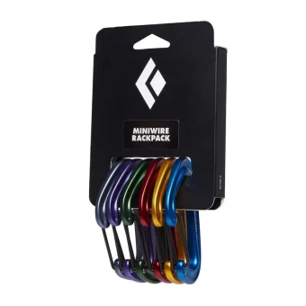 Black Diamond MiniWire Rackpack Καραμπίνερ 6τμχ 122913