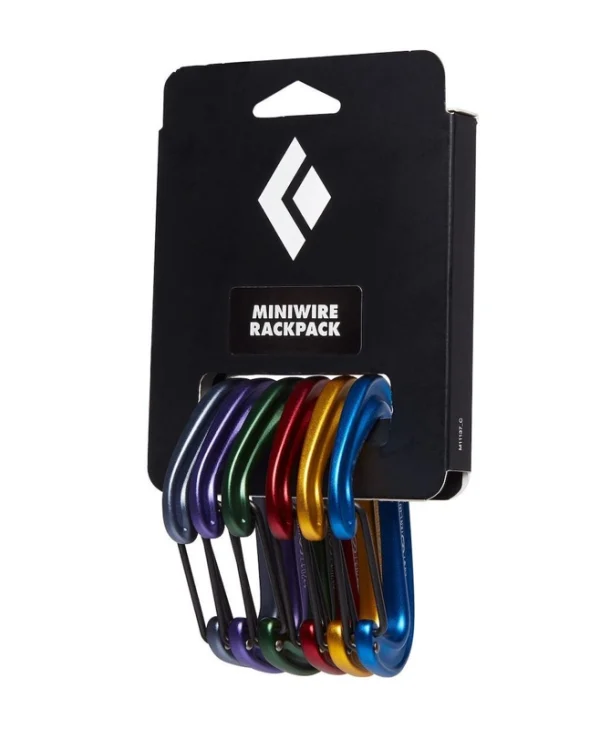 Black Diamond MiniWire Rackpack Καραμπίνερ 6τμχ 122913