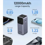 Ugreen PB724 Power Bank 12000mAh 100W με Θύρα USB-A και Θύρα USB-C Power Delivery / Quick Charge 3.0 Γκρι 35526B - Image 19