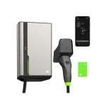 Green Cell Επιτοίχιος Μονοφασικός Σταθμός Φόρτισης 22kW με Ενσωματωμένο Καλώδιο Type 2 (EVGC021B2275) - Image 2