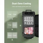 Anker EverFrost Dual-Zone Powered Cooler Φορητό Ψυγείο Ηλεκτρικό 53lt Μαύρο A17A23M2 - Image 3