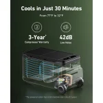 Anker EverFrost Dual-Zone Powered Cooler Φορητό Ψυγείο Ηλεκτρικό 53lt Μαύρο A17A23M2 - Image 5