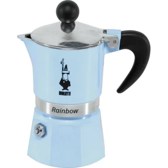 Bialetti Rainbow Μπρίκι Espresso 1cups Μπλε 5041
