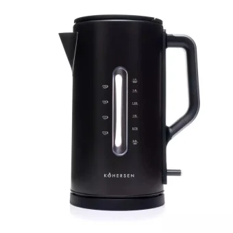 Kohersen Modern Βραστήρας 1.7lt 3000W Μαύρος 72201