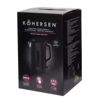 Kohersen Modern Βραστήρας 1.7lt 3000W Μαύρος 72201 - Image 9