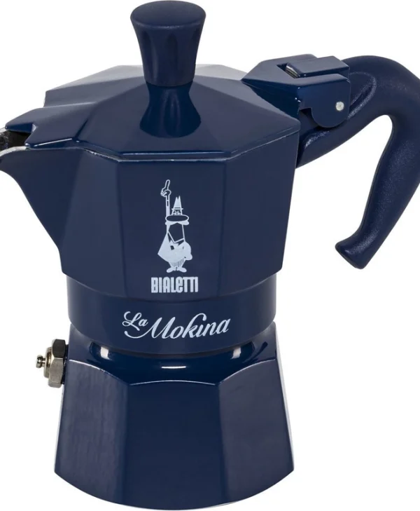 Bialetti La Mokina Ηλεκτρικό Μπρίκι Espresso Μπλε 0005411