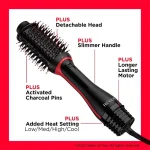 Revlon One-Step Volumiser Plus Κεραμική Ηλεκτρική Βούρτσα για Ίσιωμα RVDR5298E - Image 3