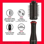Revlon One-Step Volumiser Plus Κεραμική Ηλεκτρική Βούρτσα για Ίσιωμα RVDR5298E - Image 4