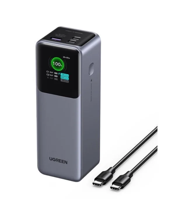 Ugreen PB722 Power Bank 25000mAh 200W με Θύρα USB-A και 2 Θύρες USB-C Quick Charge 3.0 Πολύχρωμο 35525B