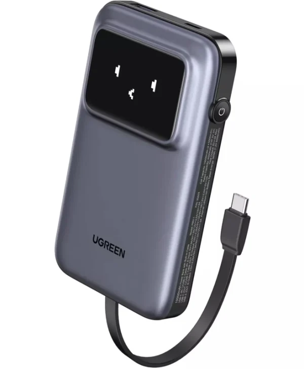 Ugreen PB511 Power Bank 10000mAh 30W με Θύρα USB-A και Θύρα USB-C Power Delivery Γκρι 35603B