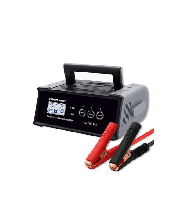 Qoltec Φορτιστής Μπαταρίας Αυτοκινήτου 12/24V 25A 52514