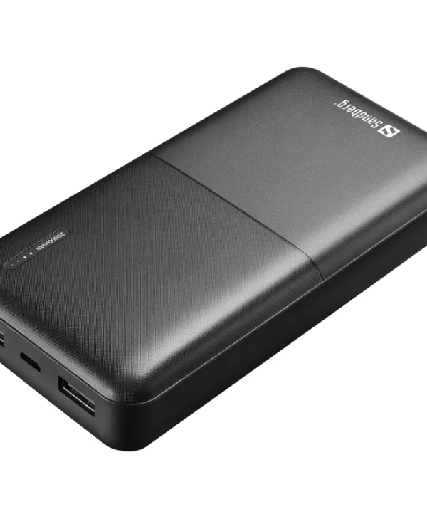 Sandberg Saver Power Bank 20000mAh με 2 Θύρες USB-A Μαύρο 320-42