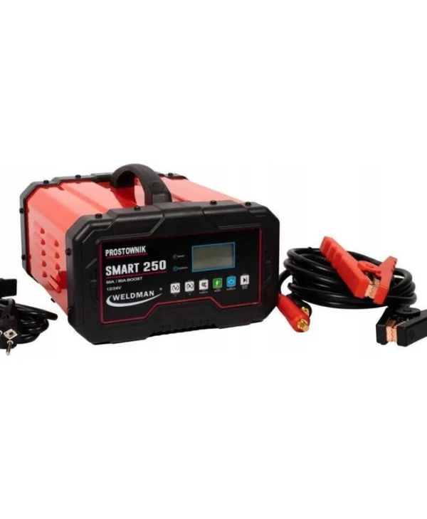 Weldman Smart 250 Φορτιστής Μπαταρίας Αυτοκινήτου 12/24V 1048068