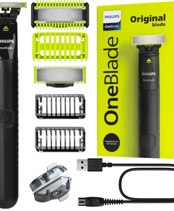 Philips Oneblade Shaver Qp1424/10 + Philips Oneblade Blade Qp610 Combs + Blade QP1424/10