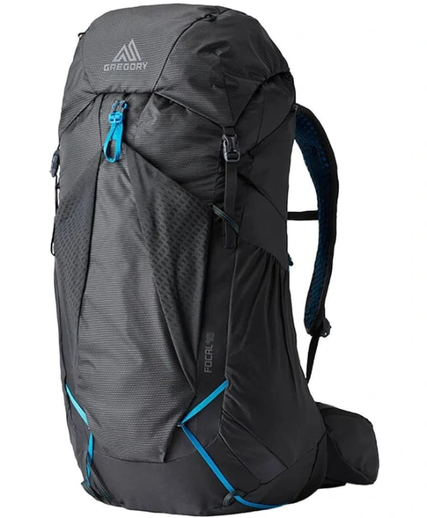 Gregory Ορειβατικό Σακίδιο 48lt Αδιάβροχο Μαύρο Trekking 141327-7416