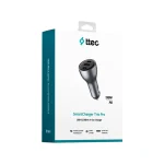 TTEC Φορτιστής Αυτοκινήτου 130W Γρήγορης Φόρτισης με Θύρες: 1xUSB 2xType-C Μαύρο Χρώμα 2CKP05S - Image 5