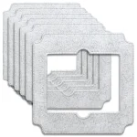 Set 2 Ecovacs Microfiber Cleaning Pads Compatible Winbot Mini Gray W-CC02-0012 - Image 3