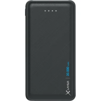 Xlayer 217283 Power Bank 20000mAh με 2 Θύρες USB-A Μαύρο
