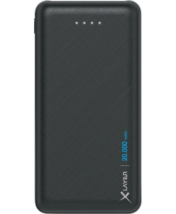 Xlayer 217283 Power Bank 20000mAh με 2 Θύρες USB-A Μαύρο