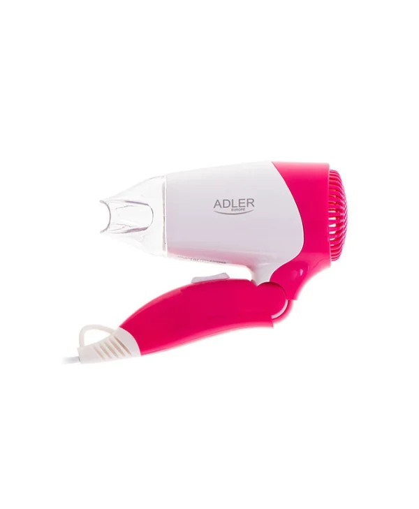 Adler Ionic Πιστολάκι Μαλλιών Ταξιδίου 1400W AD 2259