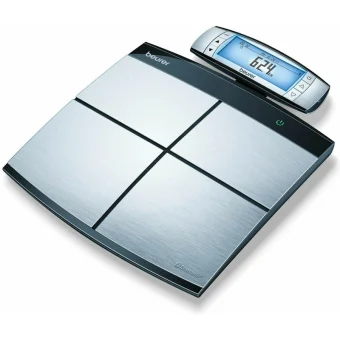 Beurer Smart Ζυγαριά 180kg με Λιπομετρητή & Bluetooth Ασημί 74812