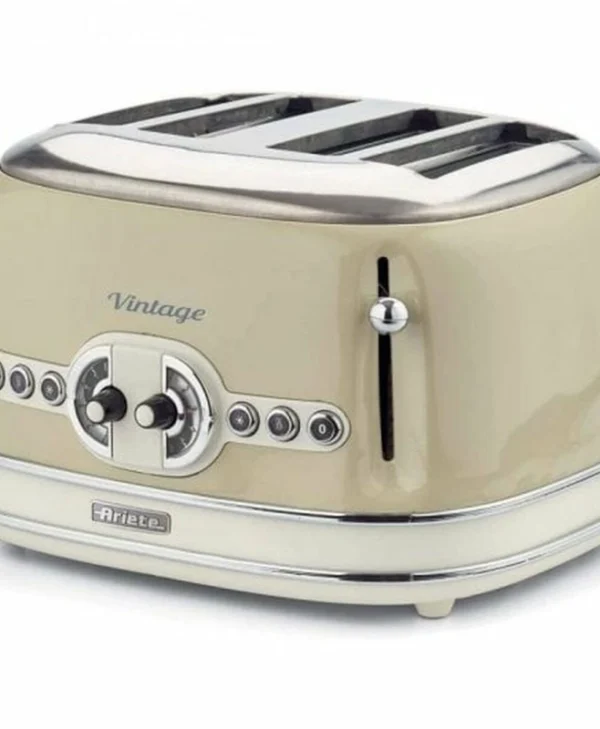 Ariete Vintage Φρυγανιέρα 4 Θέσεων 1600W Μπεζ 0156CR