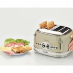 Ariete Vintage Φρυγανιέρα 4 Θέσεων 1600W Μπεζ 0156CR - Image 2