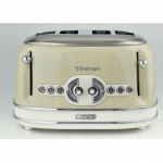 Ariete Vintage Φρυγανιέρα 4 Θέσεων 1600W Μπεζ 0156CR - Image 3