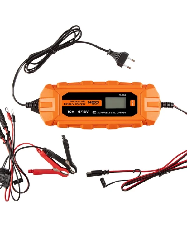 Neo Tools Φορτιστής Μπαταρίας Αυτοκινήτου 6/12V 6/12V-10A 11-893-1