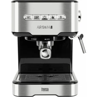 Teesa Aroma 450 Μηχανή Espresso 850W Πίεσης 15bar Ασημί LEC-TSA4010