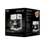 Teesa Aroma 450 Μηχανή Espresso 850W Πίεσης 15bar Ασημί LEC-TSA4010 - Image 5
