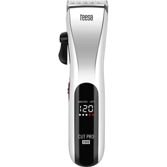 Teesa Cut Pro X900 Επαγγελματική Επαναφορτιζόμενη Κουρευτική Μηχανή Ασημί TSA0523