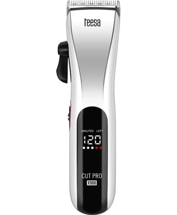 Teesa Cut Pro X900 Επαγγελματική Επαναφορτιζόμενη Κουρευτική Μηχανή Ασημί TSA0523