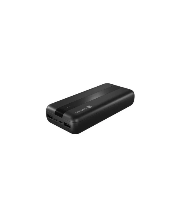 Natec Trevi Power Bank 20000mAh με 2 Θύρες USB-A και Θύρα USB-C Μαύρο NPB-1922