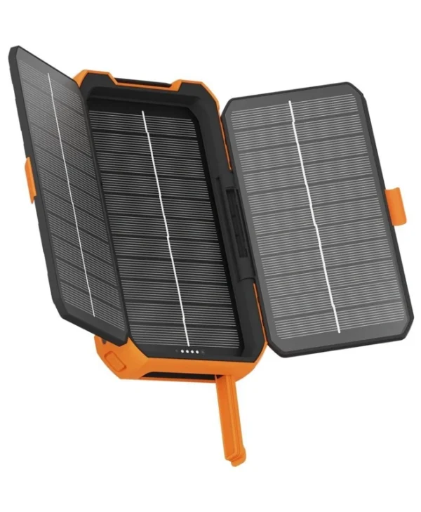 Xtorm Rugged XR203 Ηλιακό Power Bank 10000mAh 20W με Θύρα USB-A και 2 Θύρες USB-C Power Delivery / Quick Charge 3.0 Πορτοκαλί XXR203