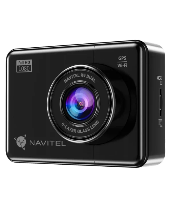 R9 Dual Σετ Κάμερα DVR Αυτοκινήτου 1080P με Οθόνη 2.7" Wi-Fi, GPS & Κάμερα Οπισθοπορείας R9 DUAL