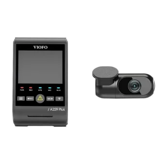 Viofo A229 Σετ Κάμερα DVR Αυτοκινήτου 1440P με Οθόνη 2.4" Wi-Fi, GPS & Κάμερα Οπισθοπορείας A229 PLUS 2CH-G