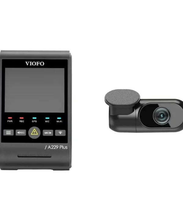 Viofo A229 Σετ Κάμερα DVR Αυτοκινήτου 1440P με Οθόνη 2.4" Wi-Fi, GPS & Κάμερα Οπισθοπορείας A229 PLUS 2CH-G