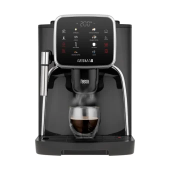 Teesa Aroma 750 Αυτόματη Μηχανή Espresso 1450W Πίεσης 19bar Μαύρη TSA4012