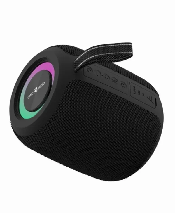 Gembird Ηχείο Bluetooth 8W με Ραδιόφωνο και Διάρκεια Μπαταρίας έως 4 ώρες Μαύρο SPK-BT-LED-05-BK