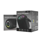 Gembird Ηχείο Bluetooth 8W με Ραδιόφωνο και Διάρκεια Μπαταρίας έως 4 ώρες Μαύρο SPK-BT-LED-05-BK - Image 3