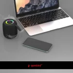 Gembird Ηχείο Bluetooth 8W με Ραδιόφωνο και Διάρκεια Μπαταρίας έως 4 ώρες Μαύρο SPK-BT-LED-05-BK - Image 6